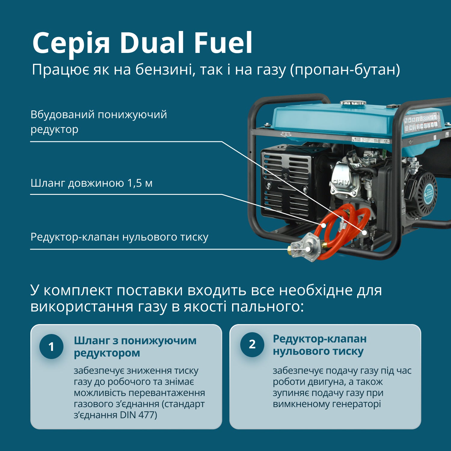 Генератор LPG/Бензин «Könner & Söhnen» KS 10000E G