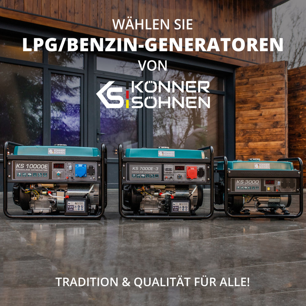 مولد غاز البترول المسال/البنزين "Könner & Söhnen" KS 2900G