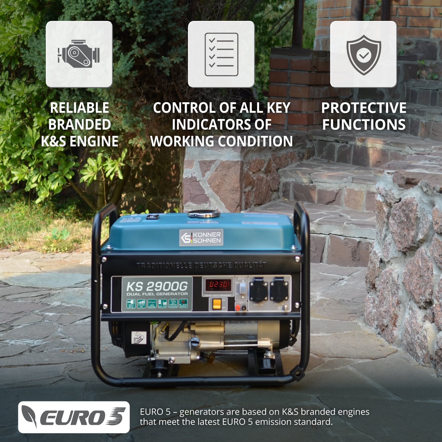 LPG/Gasoline Generator 