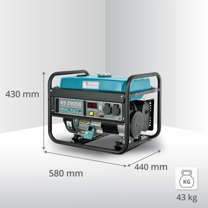 Generator LPG/Benzyna „Könner & Söhnen” KS 2900G