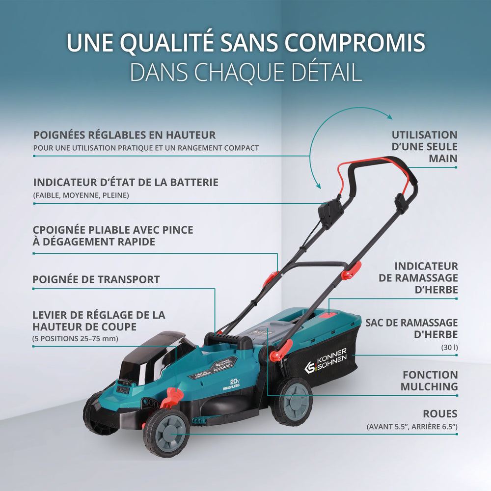 Kit promotionnel pour l'entretien de la pelouse KS 33LM-BCT20V-SET