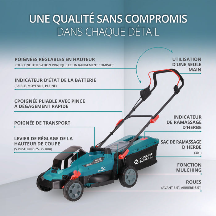 Kit promotionnel pour l'entretien de la pelouse KS 33LM-BCT20V-SET
