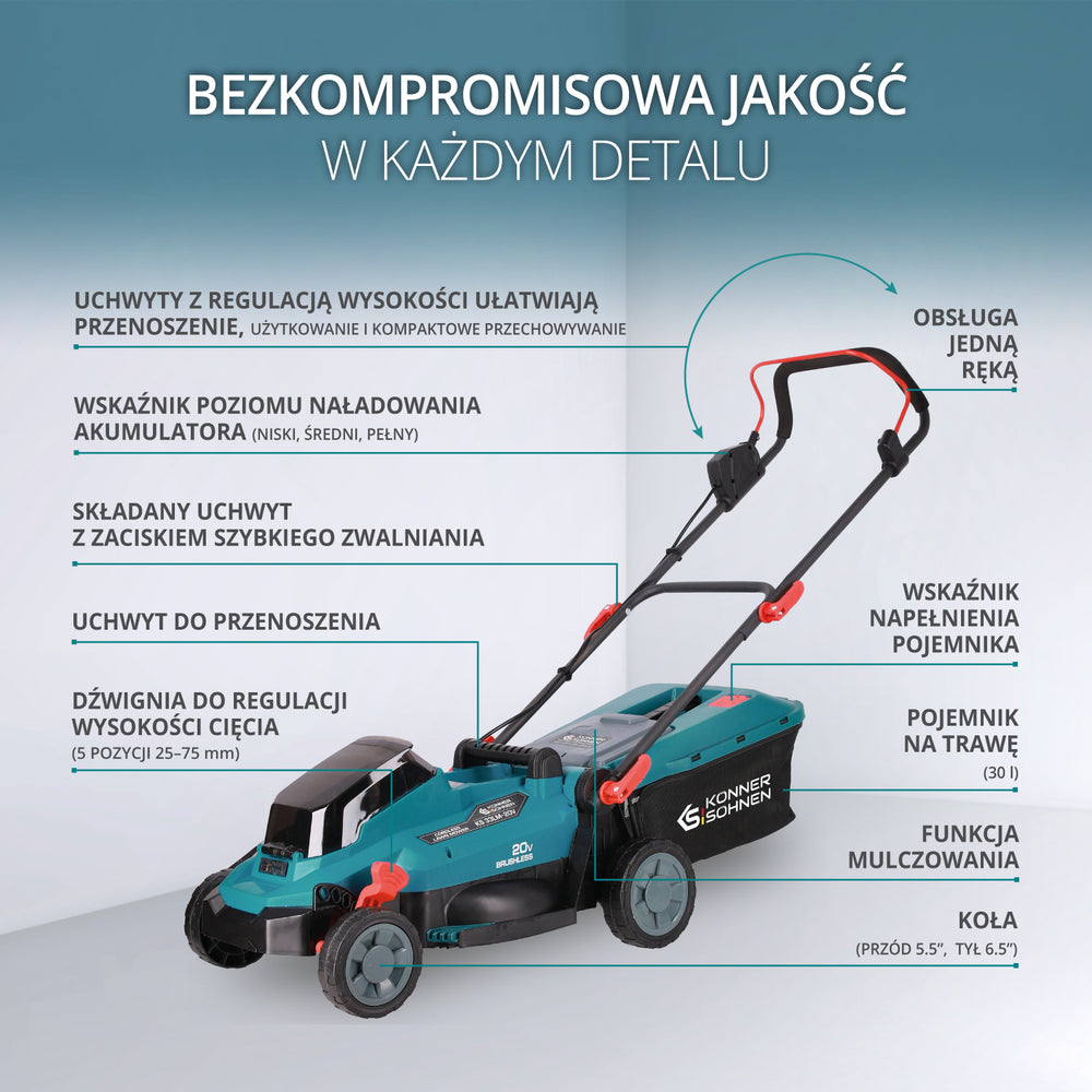 Bezprzewodowa kosiarka KS 33LM-20V