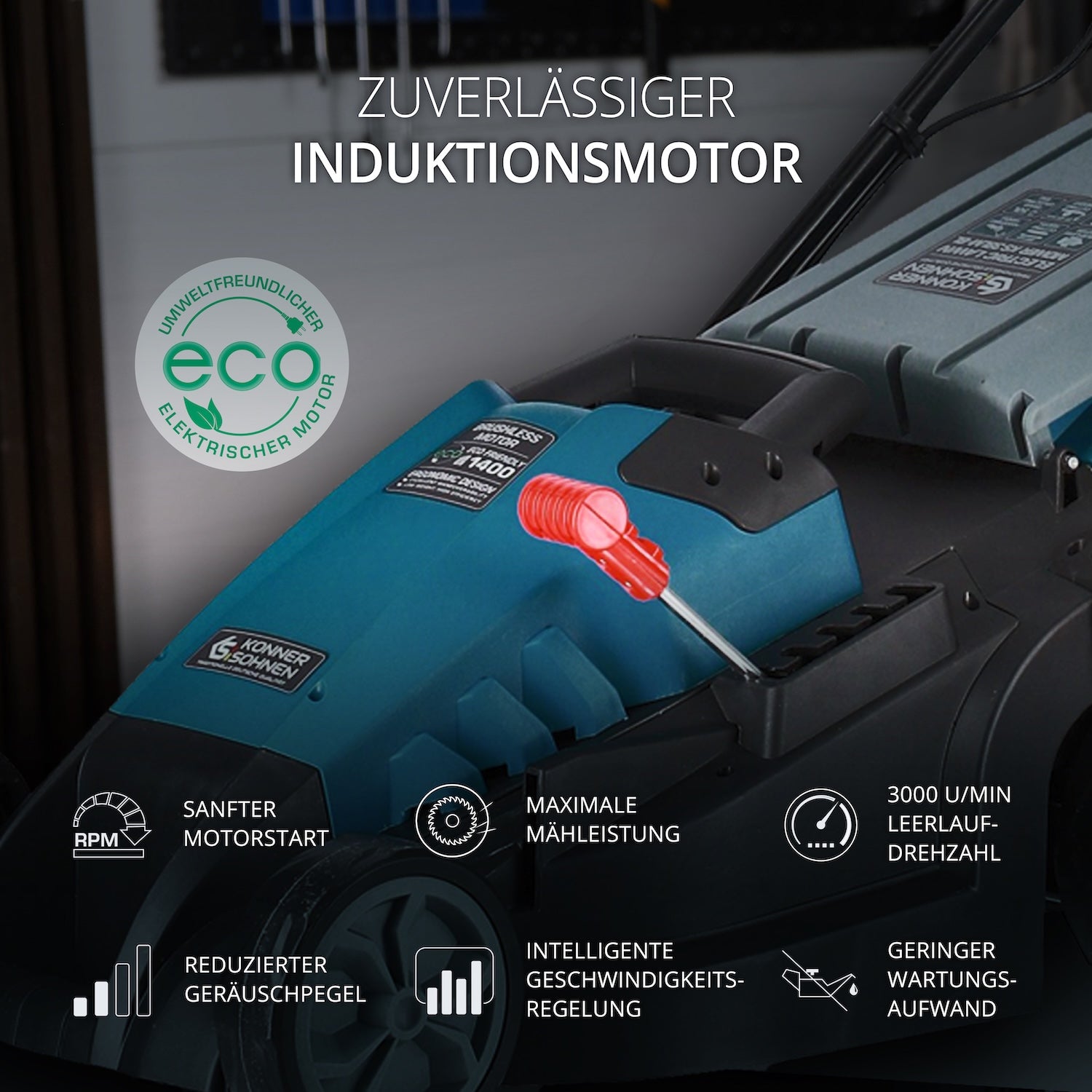 Elektrisk plæneklipper KS 38LM-BL