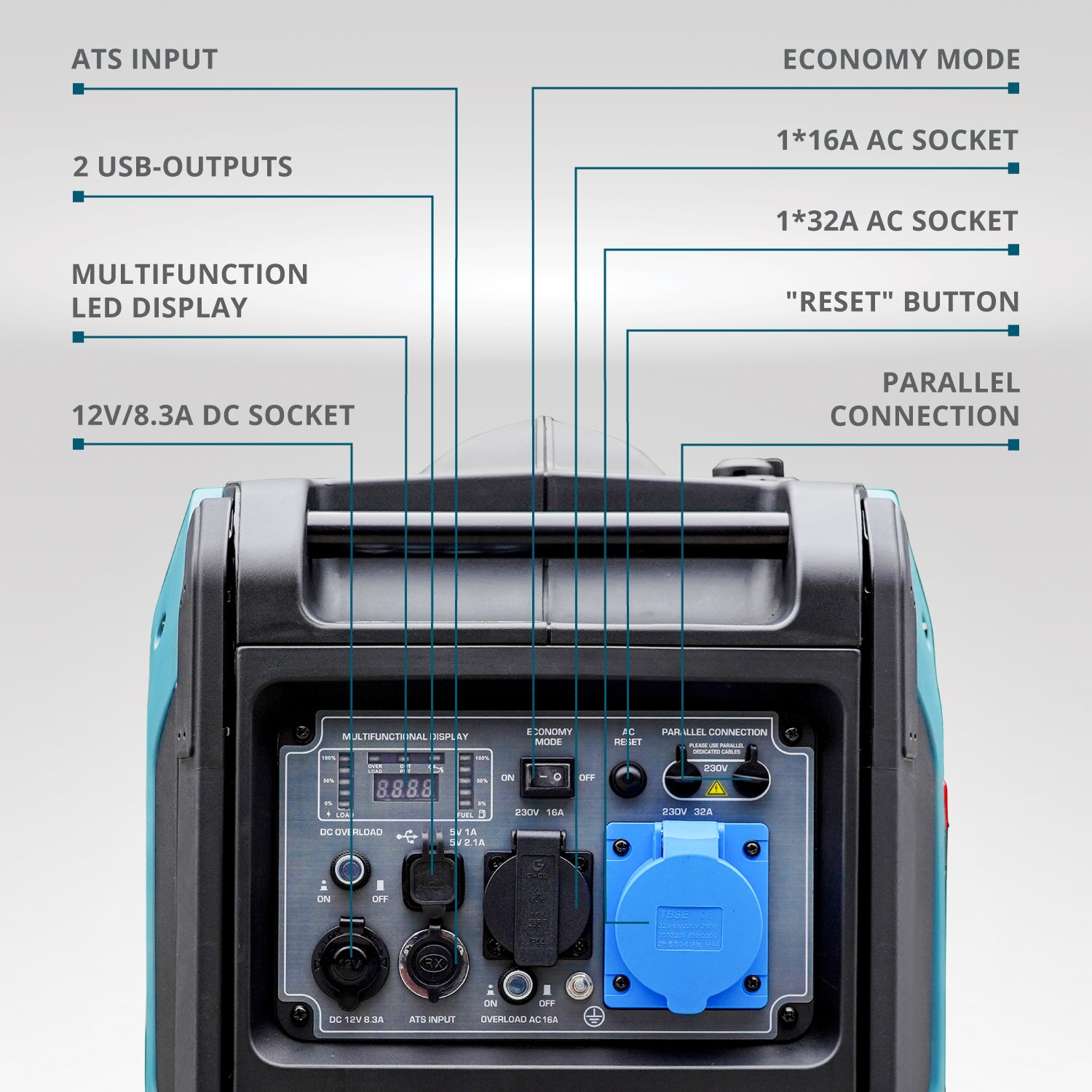 Invertterigeneraattori KS 6000iE S