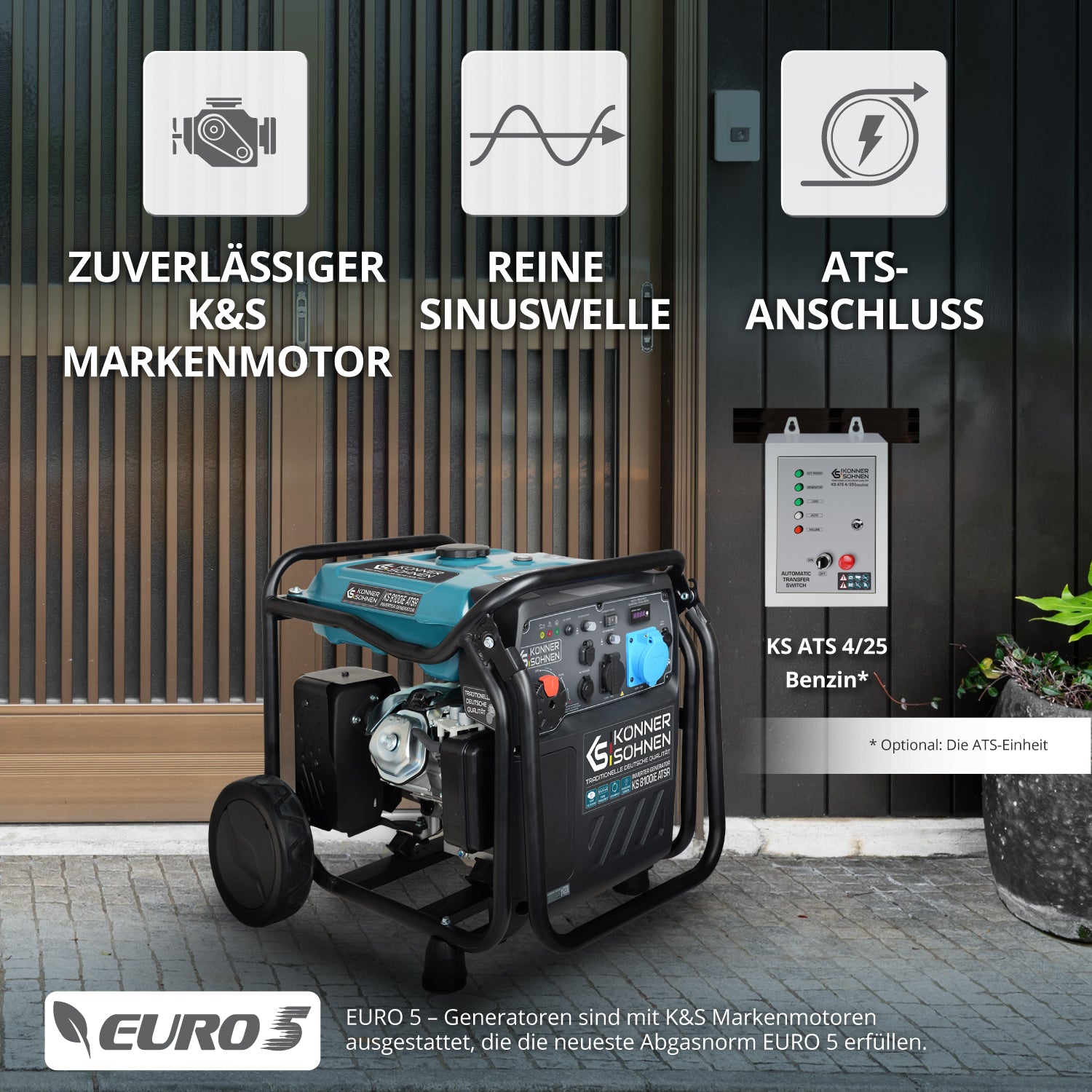 Inverter-Generator KS 8100iE ATSR