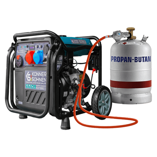 LPG/bensin invertergenerator KS 8100iEG 1/3