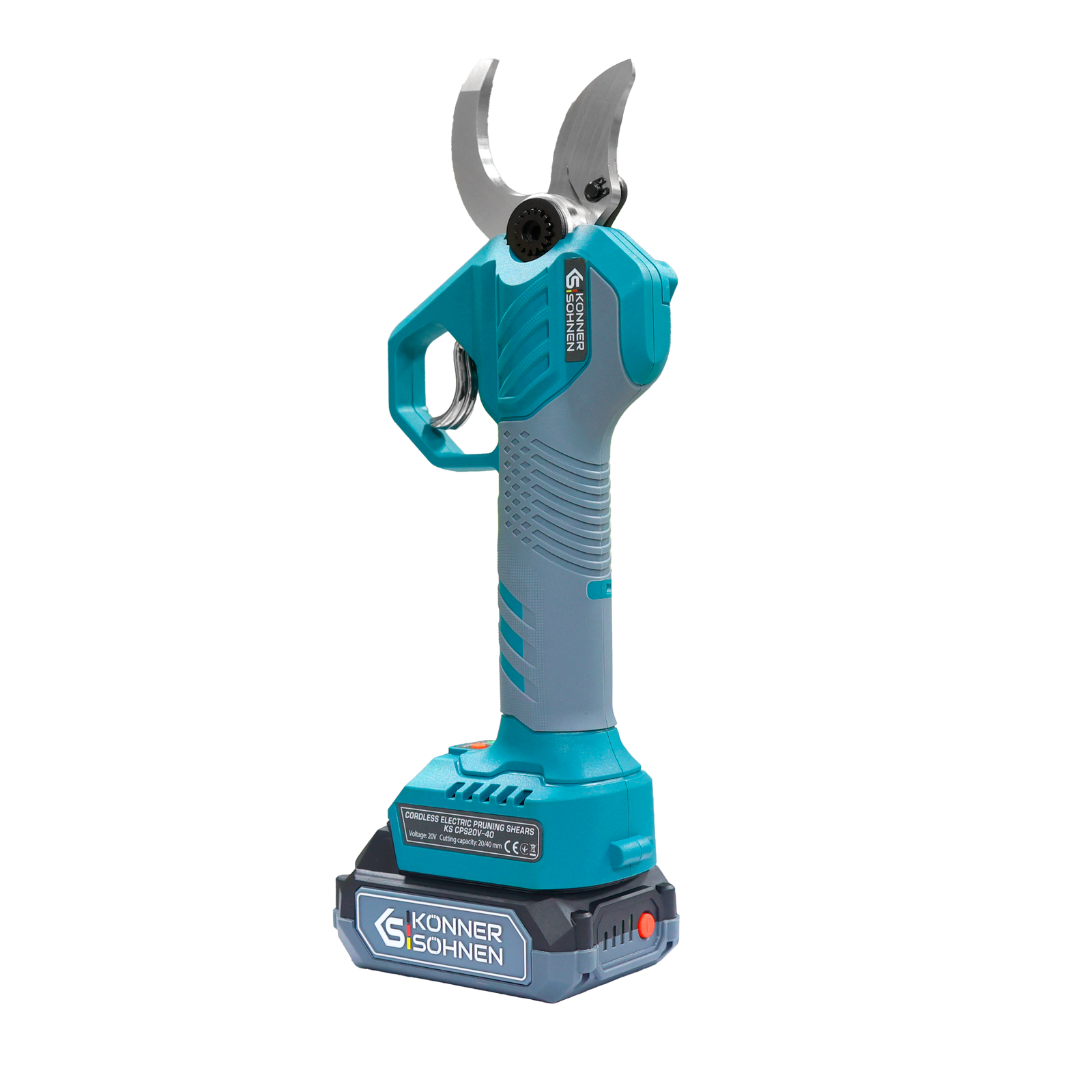 Johdottomat sähköiset oksasakset KS CPS20V-40 Case