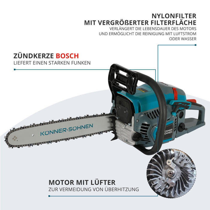 Benzinska motorna testera KS CS21G-16