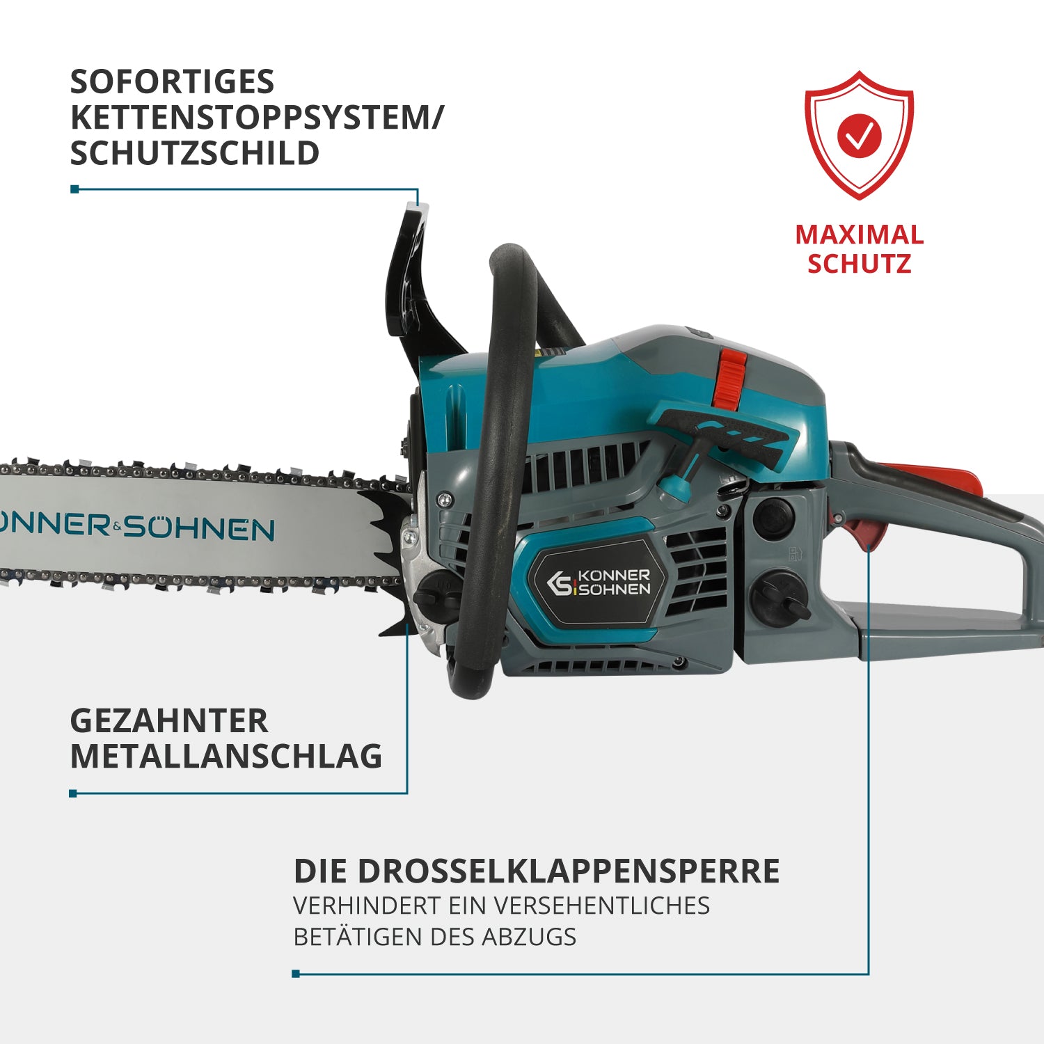 Piła łańcuchowa spalinowa KS CS21G-16