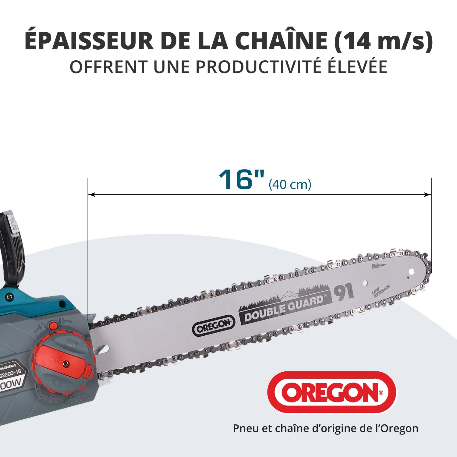 Tronçonneuse électrique KS CS2200-16