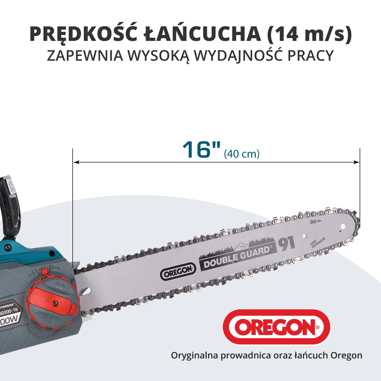 Elektryczna piła łańcuchowa KS CS2200-16