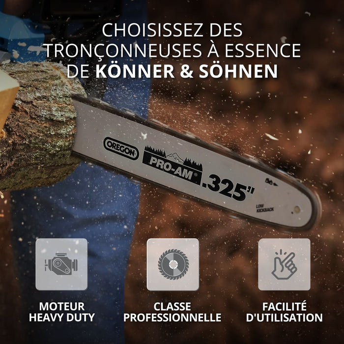 Tronçonneuse à essence KS CS31G-18-1