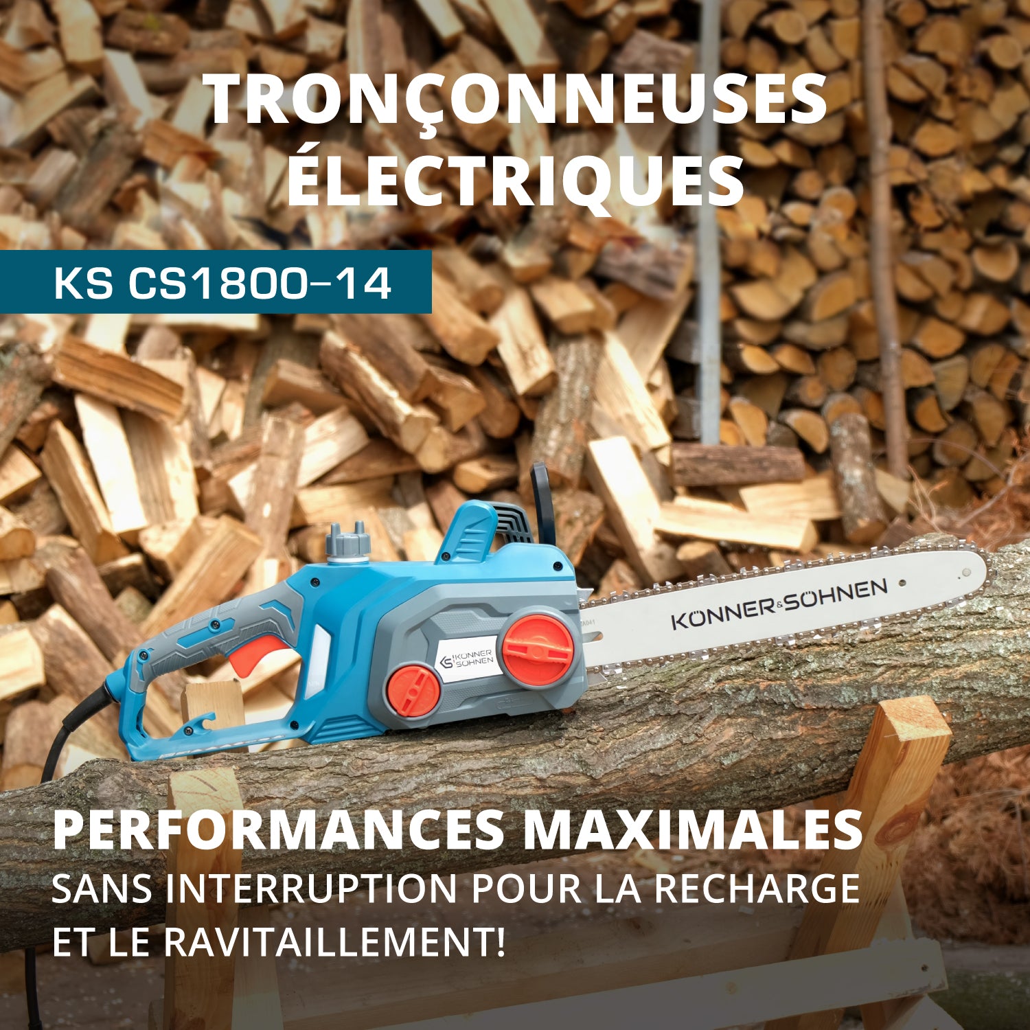 Tronçonneuse électrique KS CS1800-14