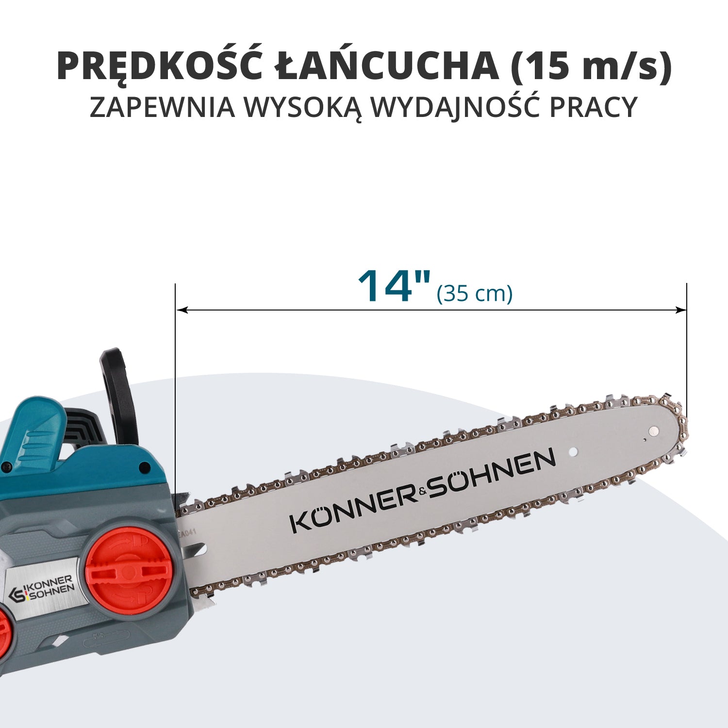 Elektryczna piła łańcuchowa KS CS1800-14