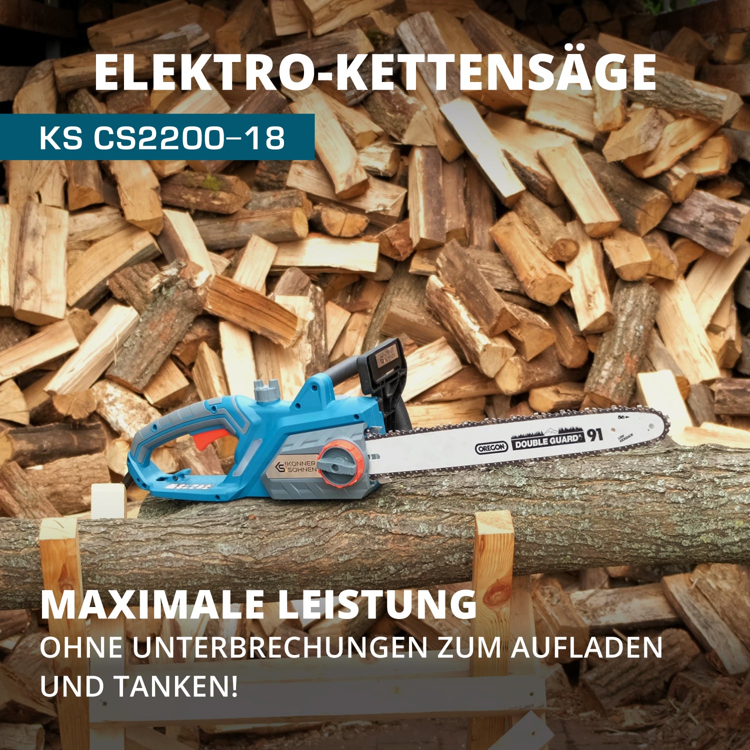 Elektro-Kettensäge KS CS2400-18