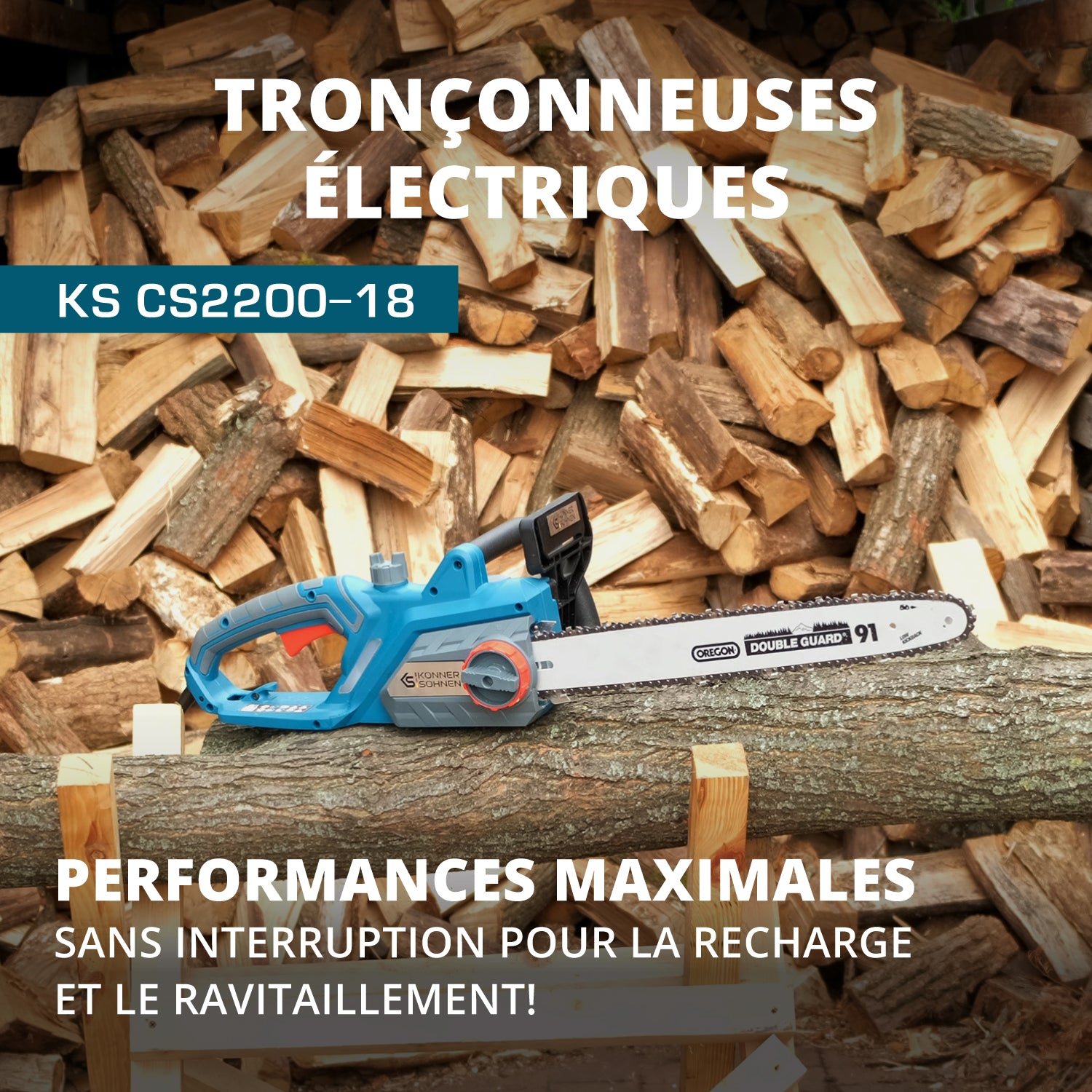 Tronçonneuse électrique KS CS2400-18