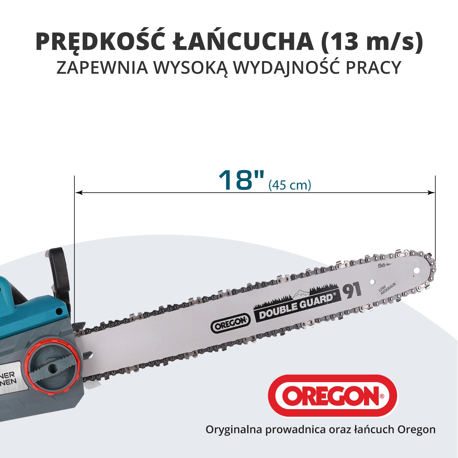 Elektryczna piła łańcuchowa KS CS2400-18