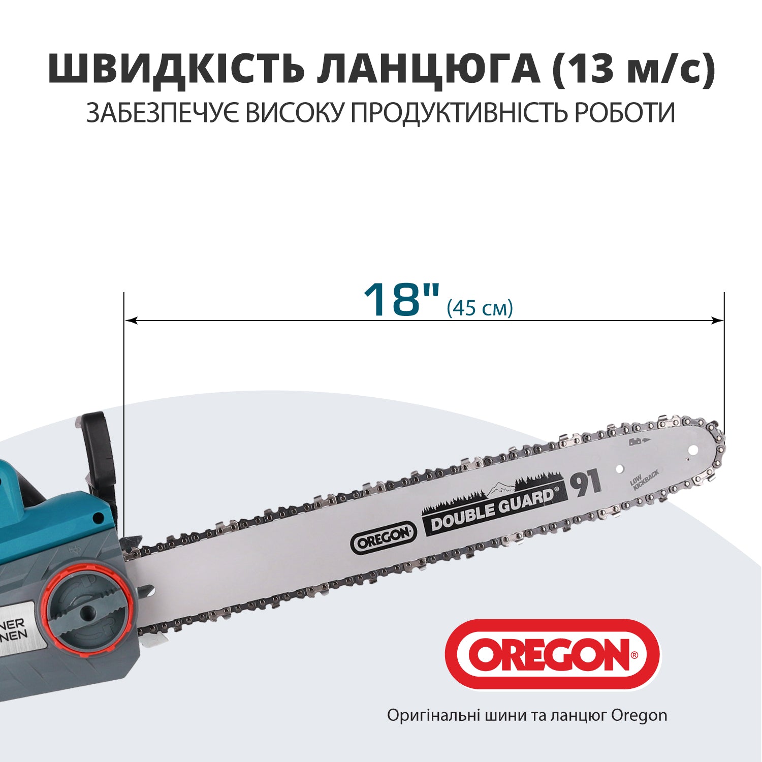 Електрична бензопила KS CS2400-18