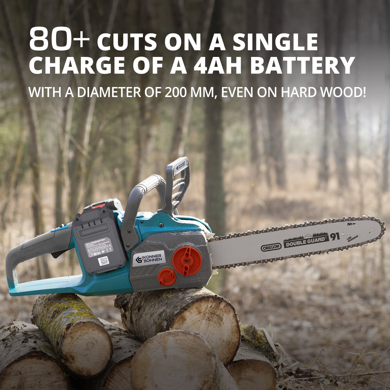 Cordless chainsaw KS CS40V-16