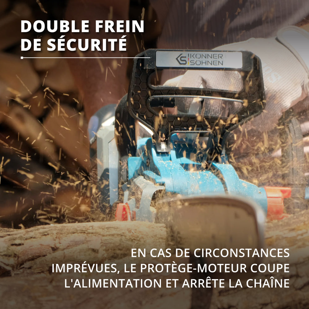 Scie à chaîne sur batterie KS CS40V-14