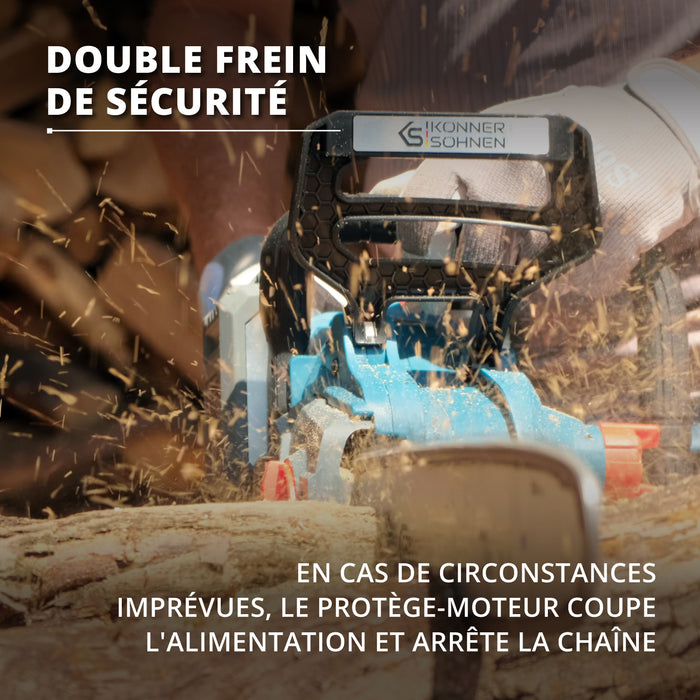 Scie à chaîne sur batterie KS CS40V-14