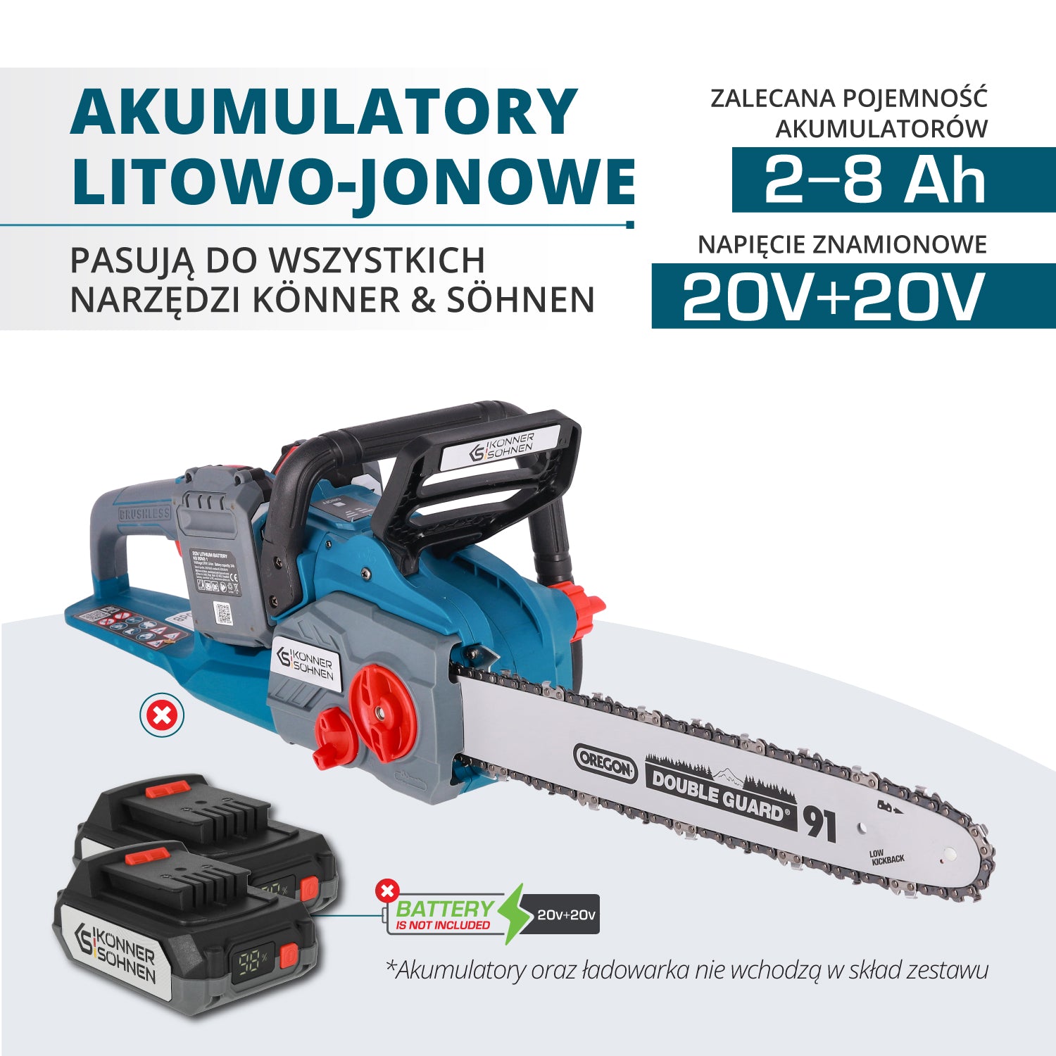 Bezprzewodowa piła łańcuchowa KS CS40V-16