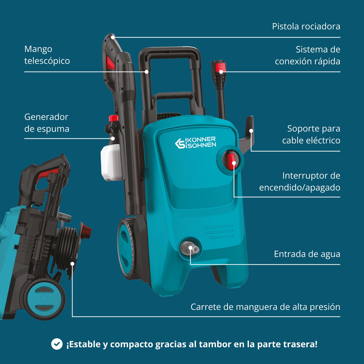 Hidrolimpiadora de alta presión KS PW145V