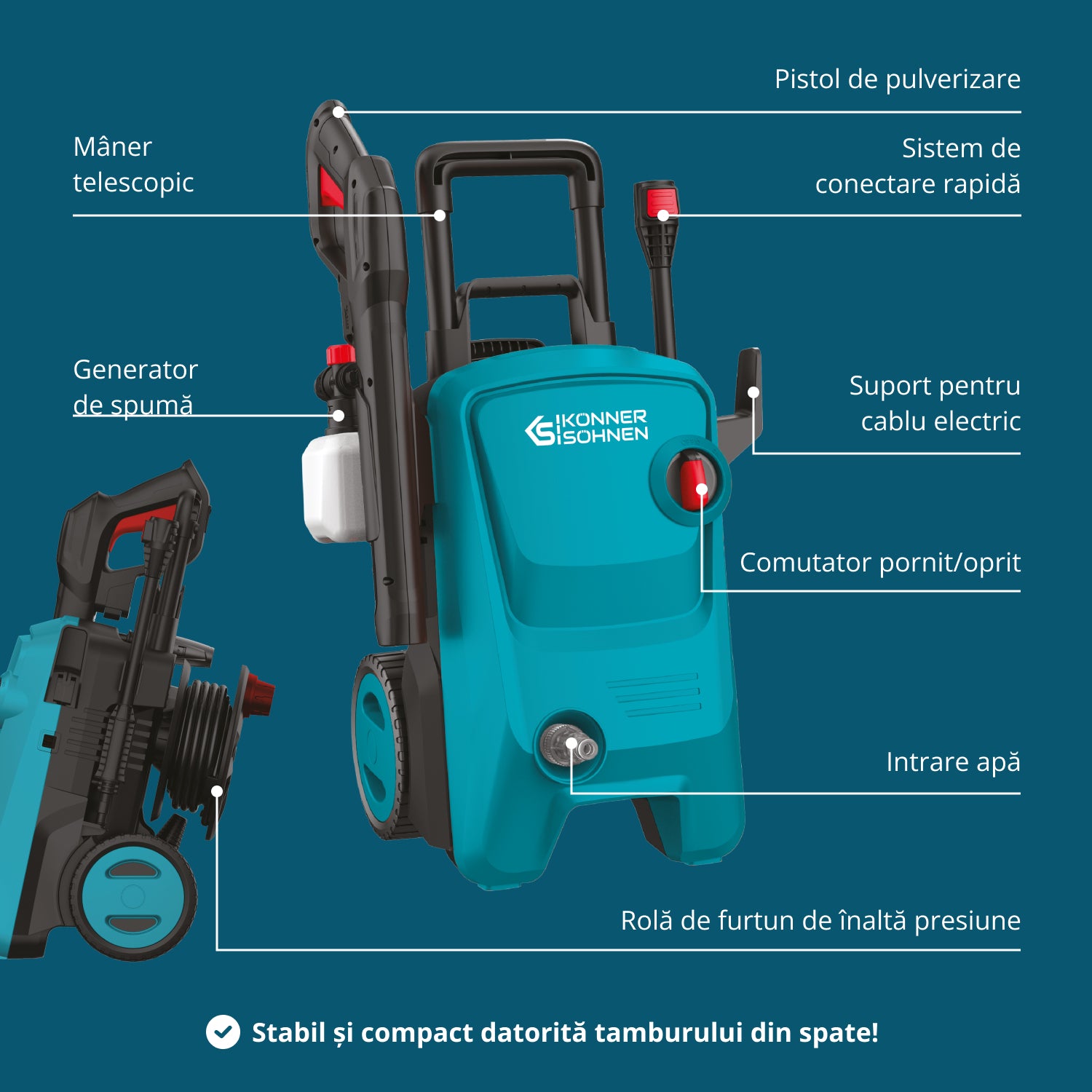 Aparat de spălat cu presiune KS PW145V