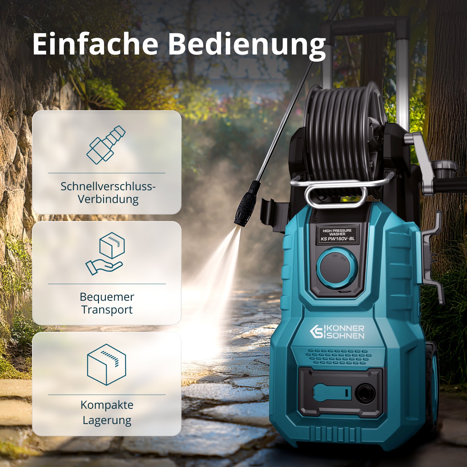 Hochdruckreiniger  KS PW160V-BL
