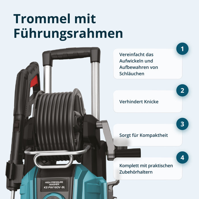 Højtryksrenser KS PW160V-BL