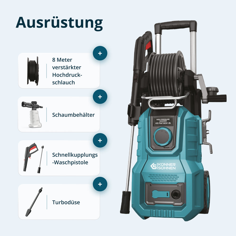 Højtryksrenser KS PW160V-BL