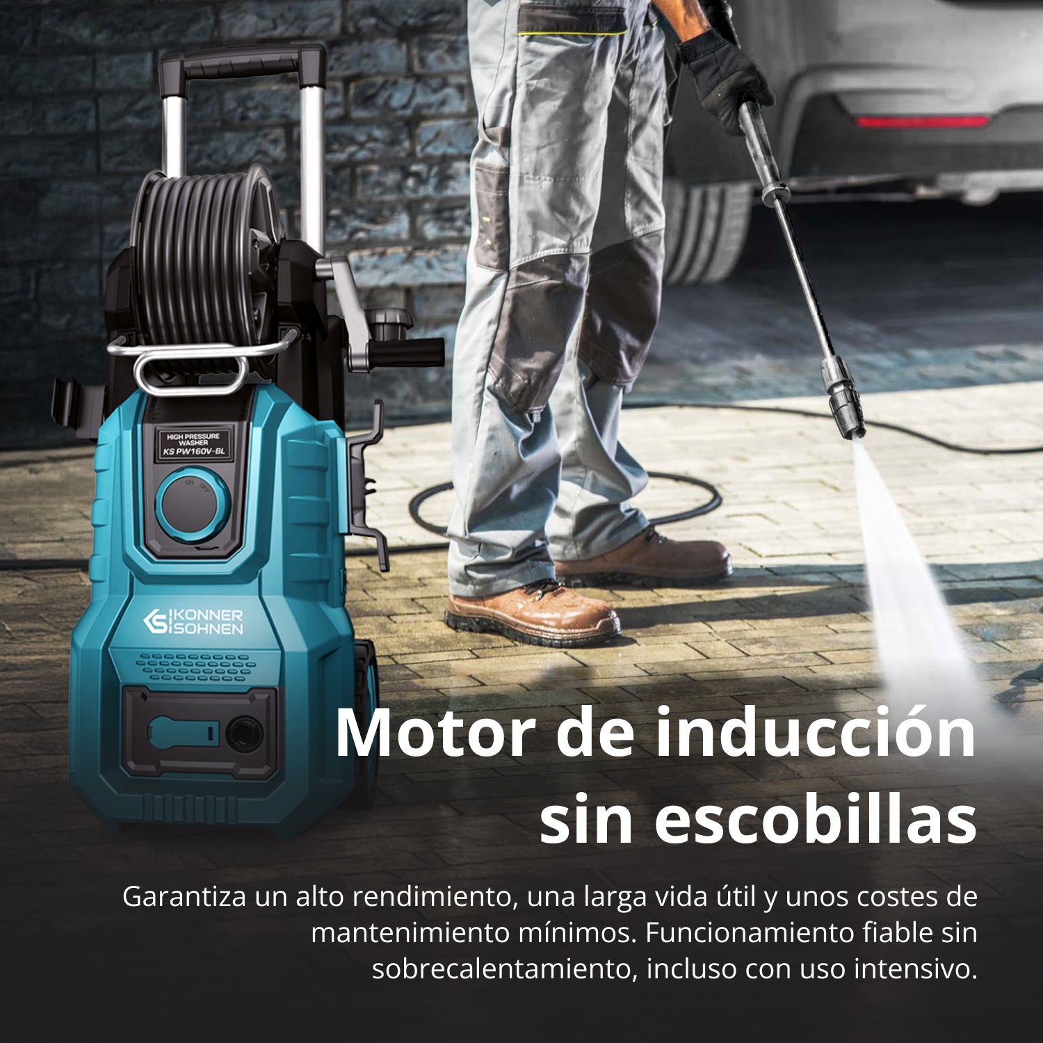 Hidrolimpiadora de alta presión KS PW160V-BL