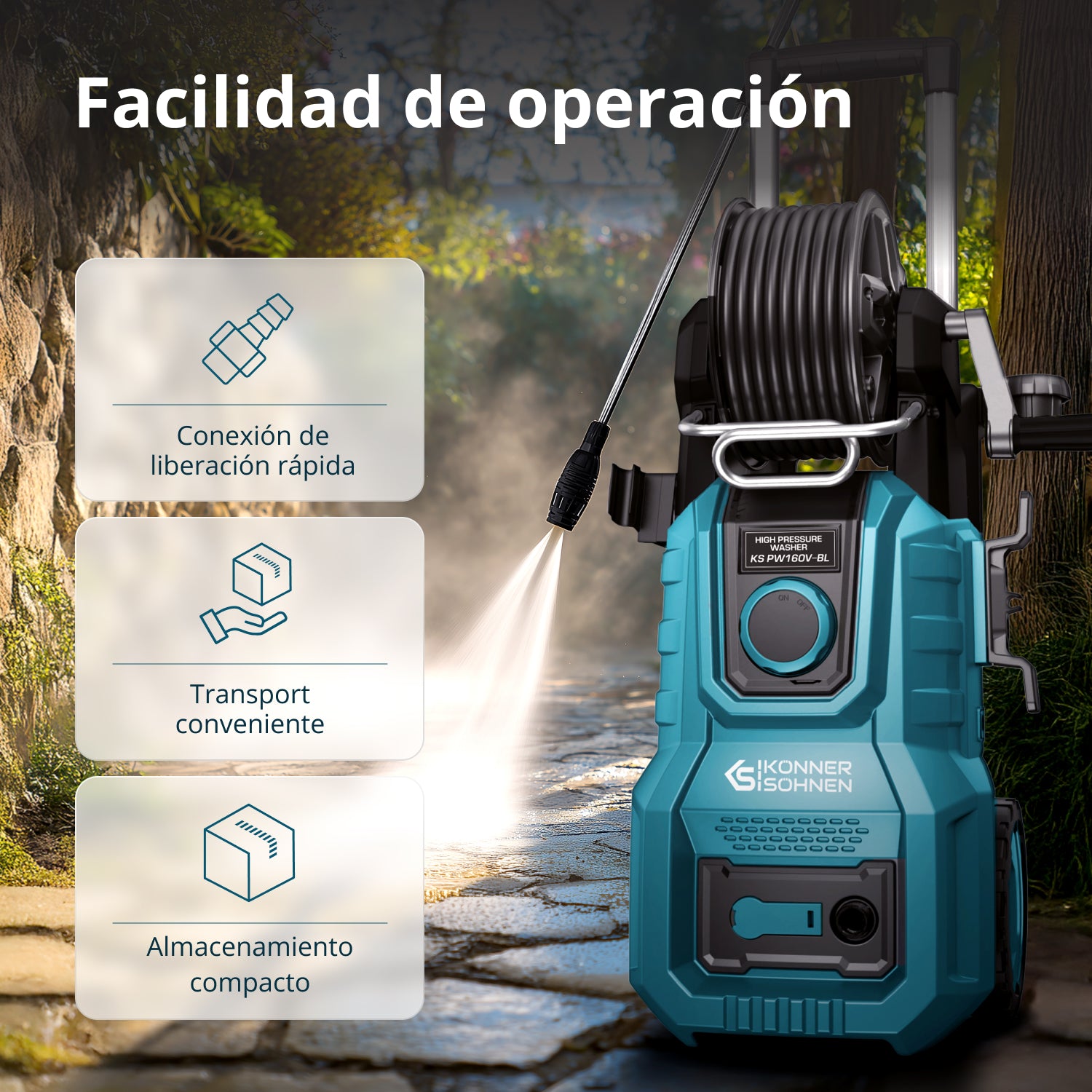 Hidrolimpiadora de alta presión KS PW160V-BL