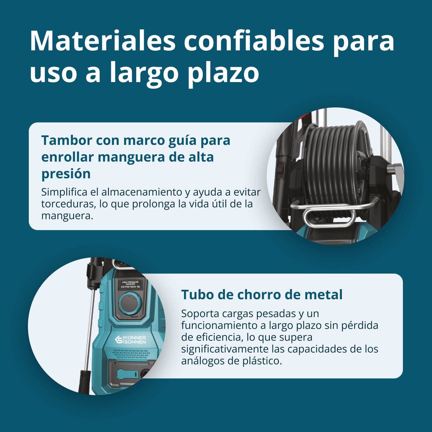 Hidrolimpiadora de alta presión KS PW160V-BL