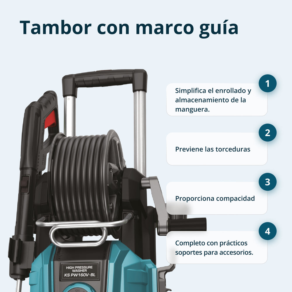 Hidrolimpiadora de alta presión KS PW160V-BL