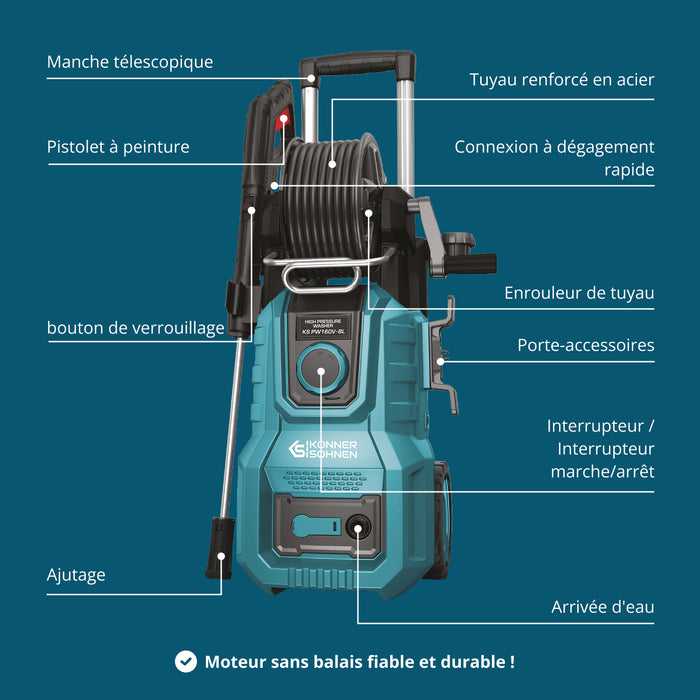 Nettoyeur haute pression  KS PW160V-BL