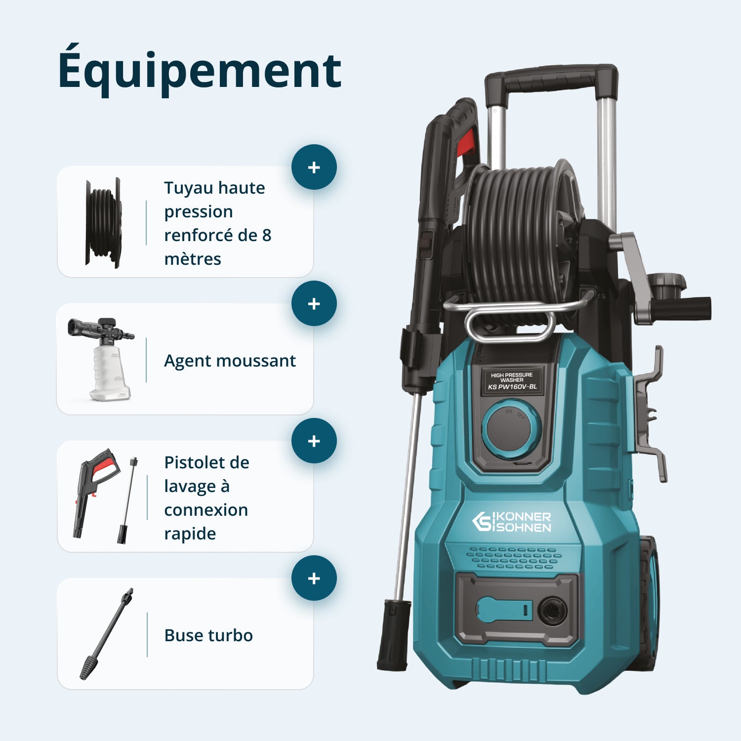 Nettoyeur haute pression  KS PW160V-BL