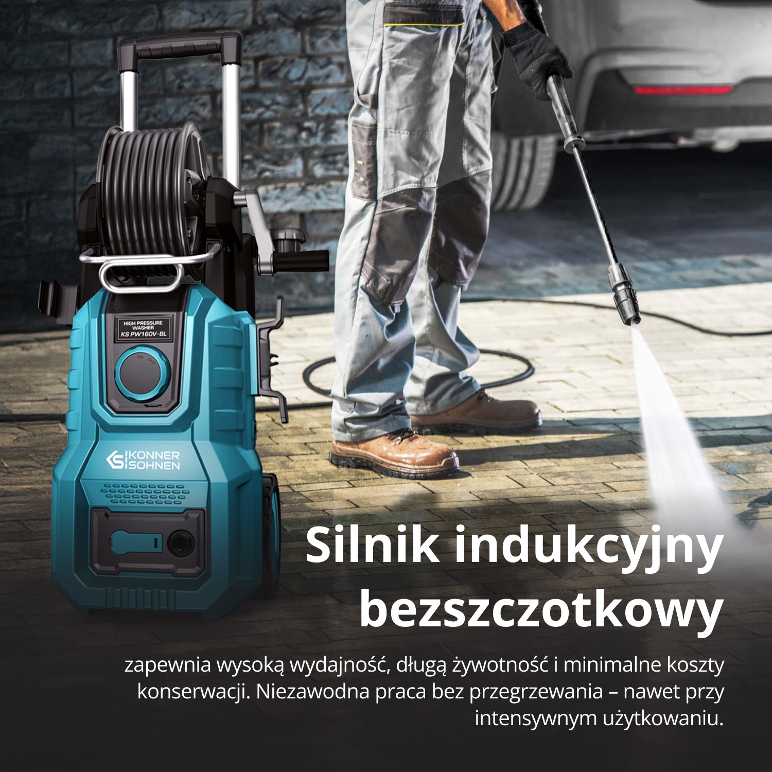 Myjka ciśnieniowa KS PW160V-BL