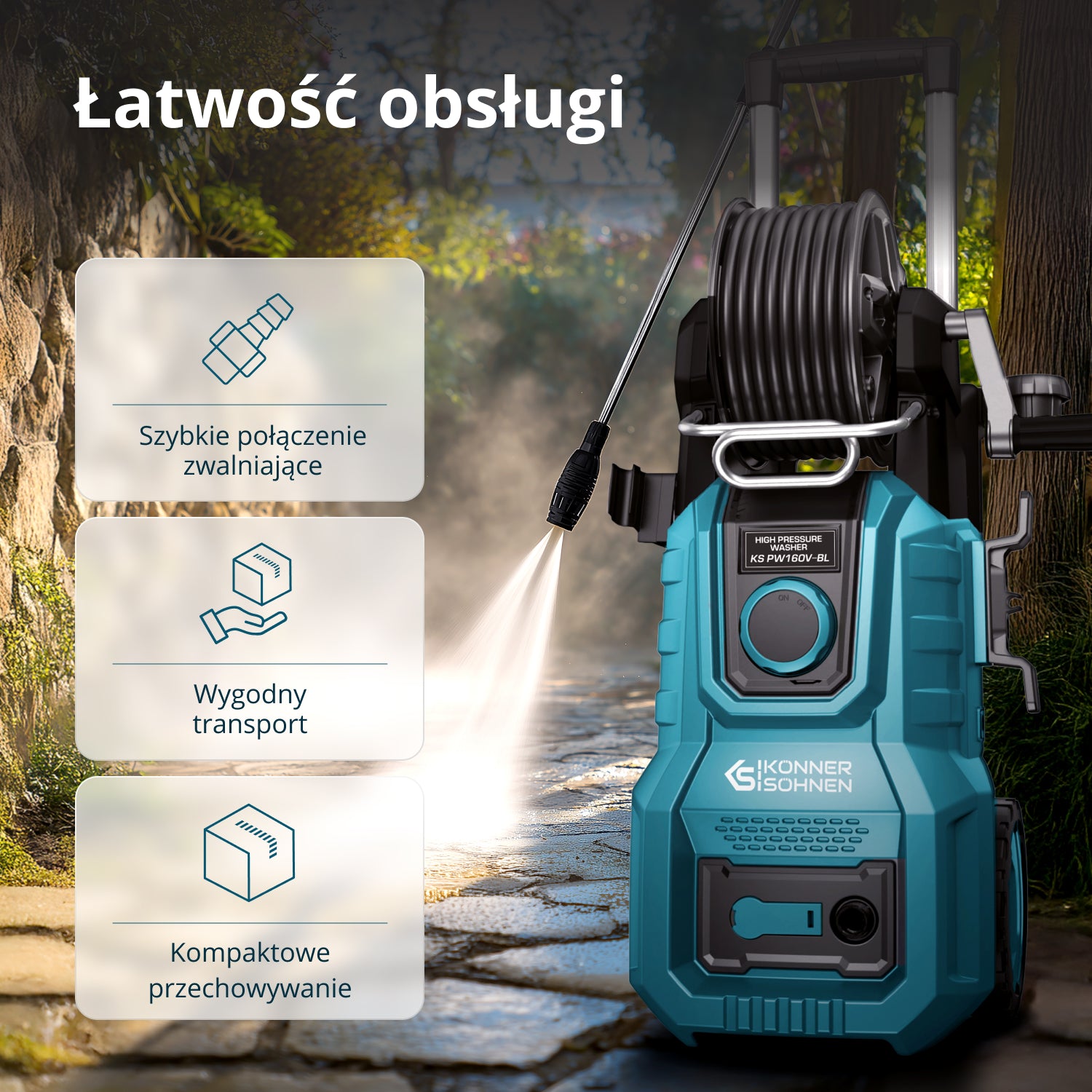 Myjka ciśnieniowa KS PW160V-BL