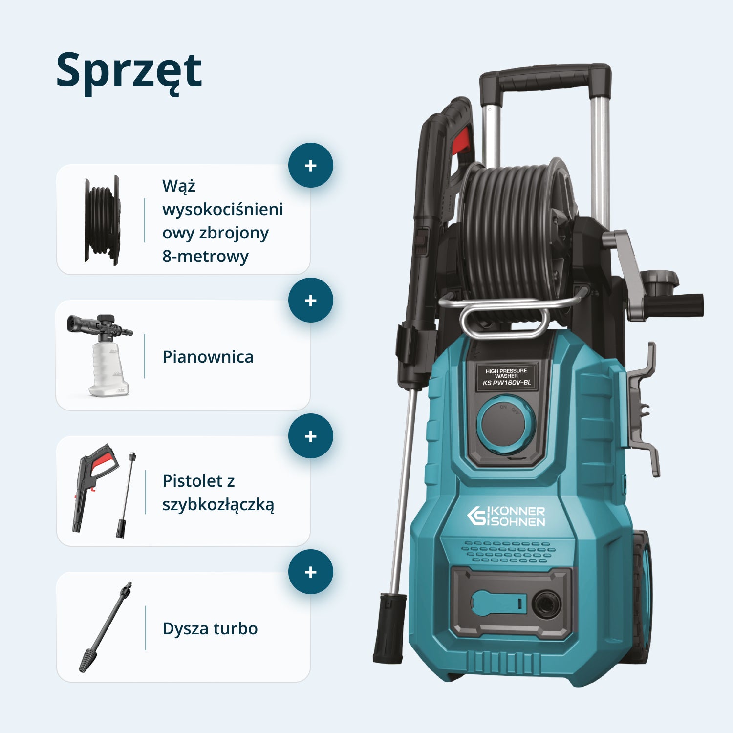 Myjka ciśnieniowa KS PW160V-BL