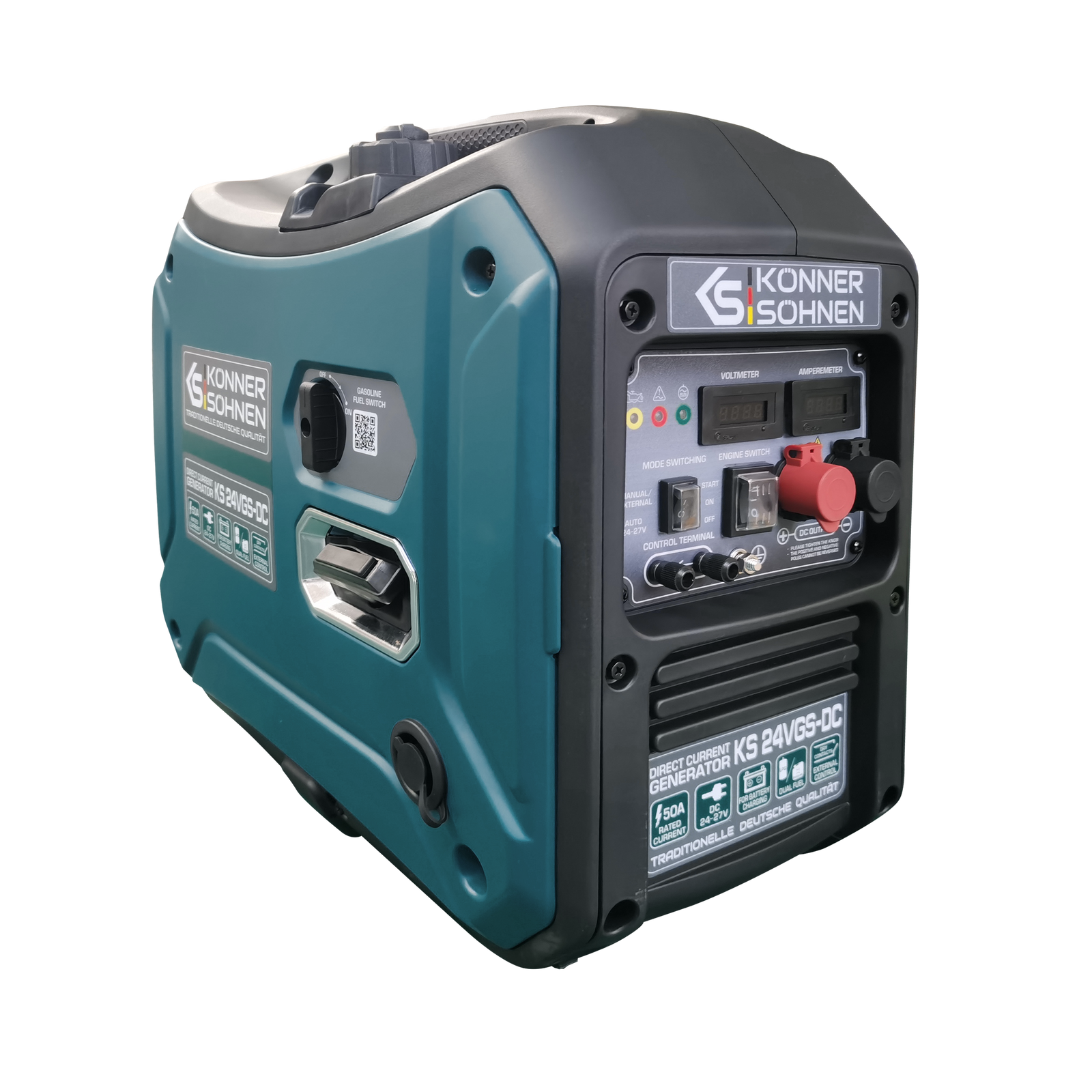 Gleichstromgenerator mit Dual-Brennstoffsystem KS 24VGS-DC