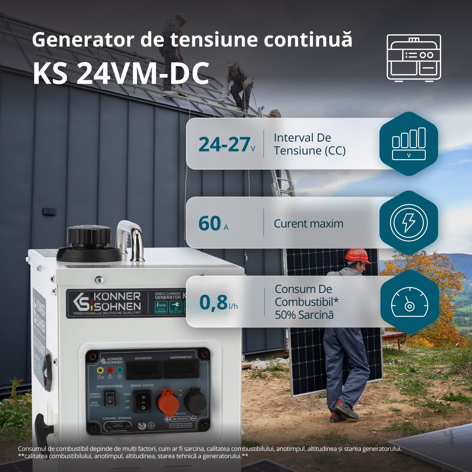 Generator de curent continuu KS 24VM-DC