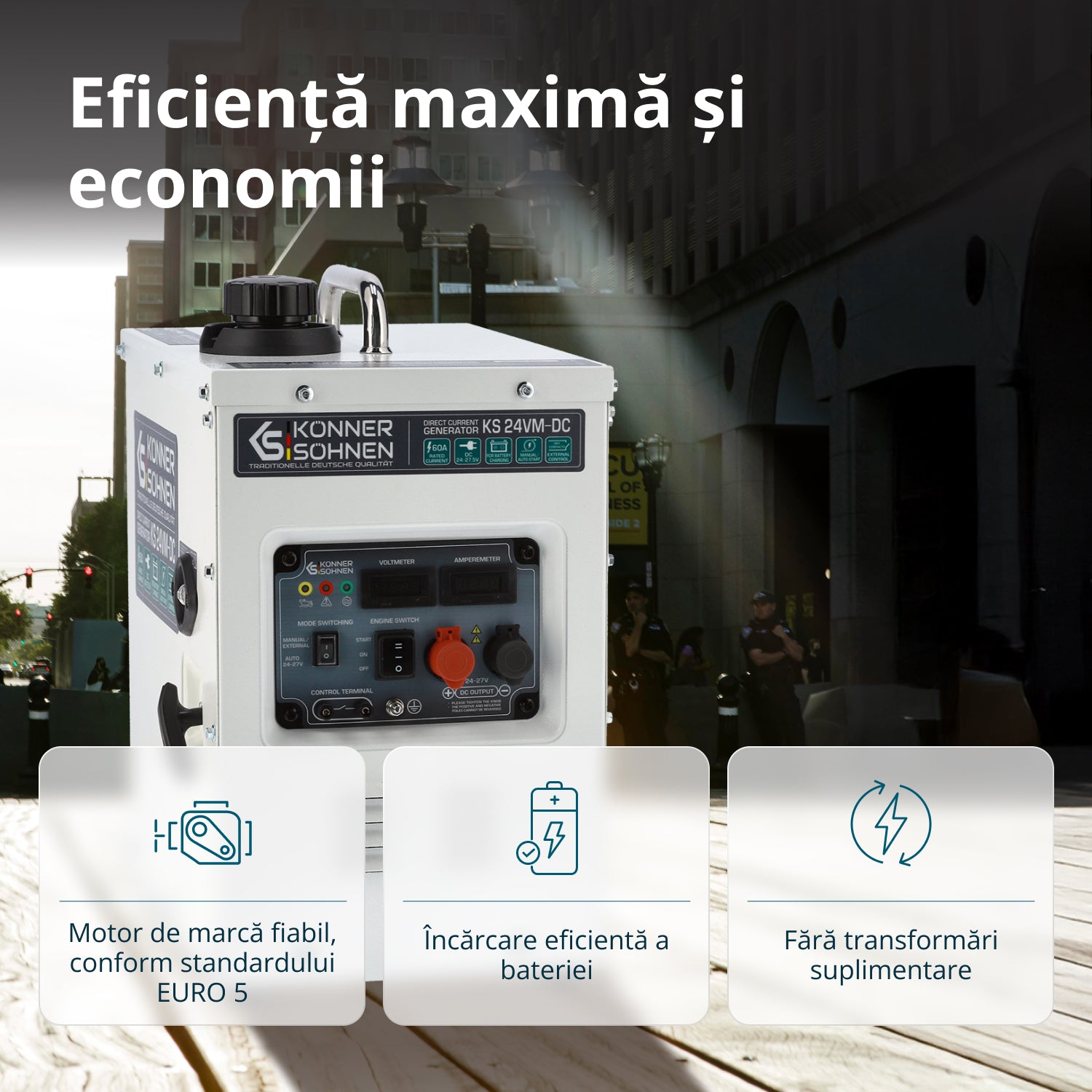 Generator de curent continuu KS 24VM-DC