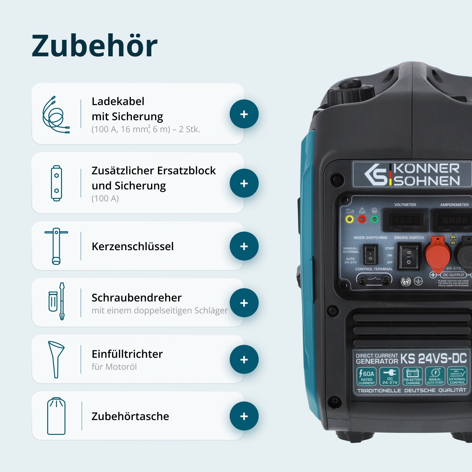 Gleichstromgenerator KS 24VS-DC