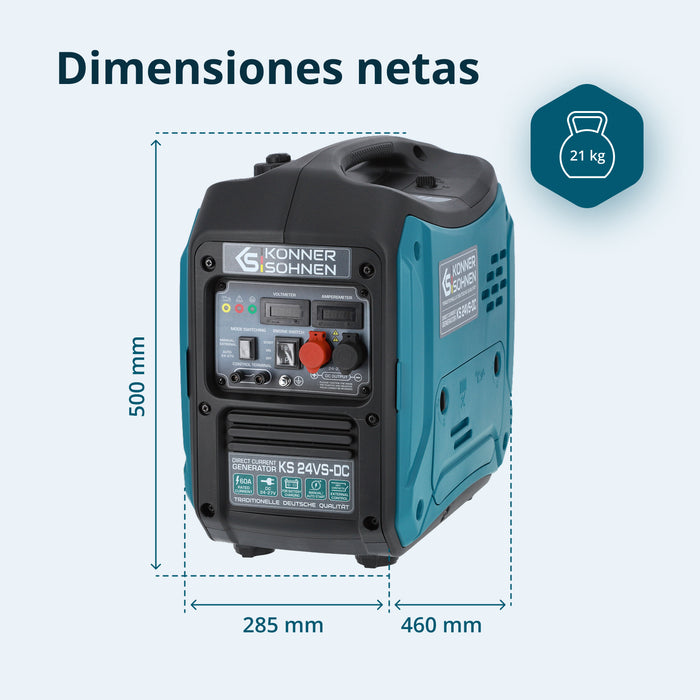 Generador de corriente continua KS 24VS-DC