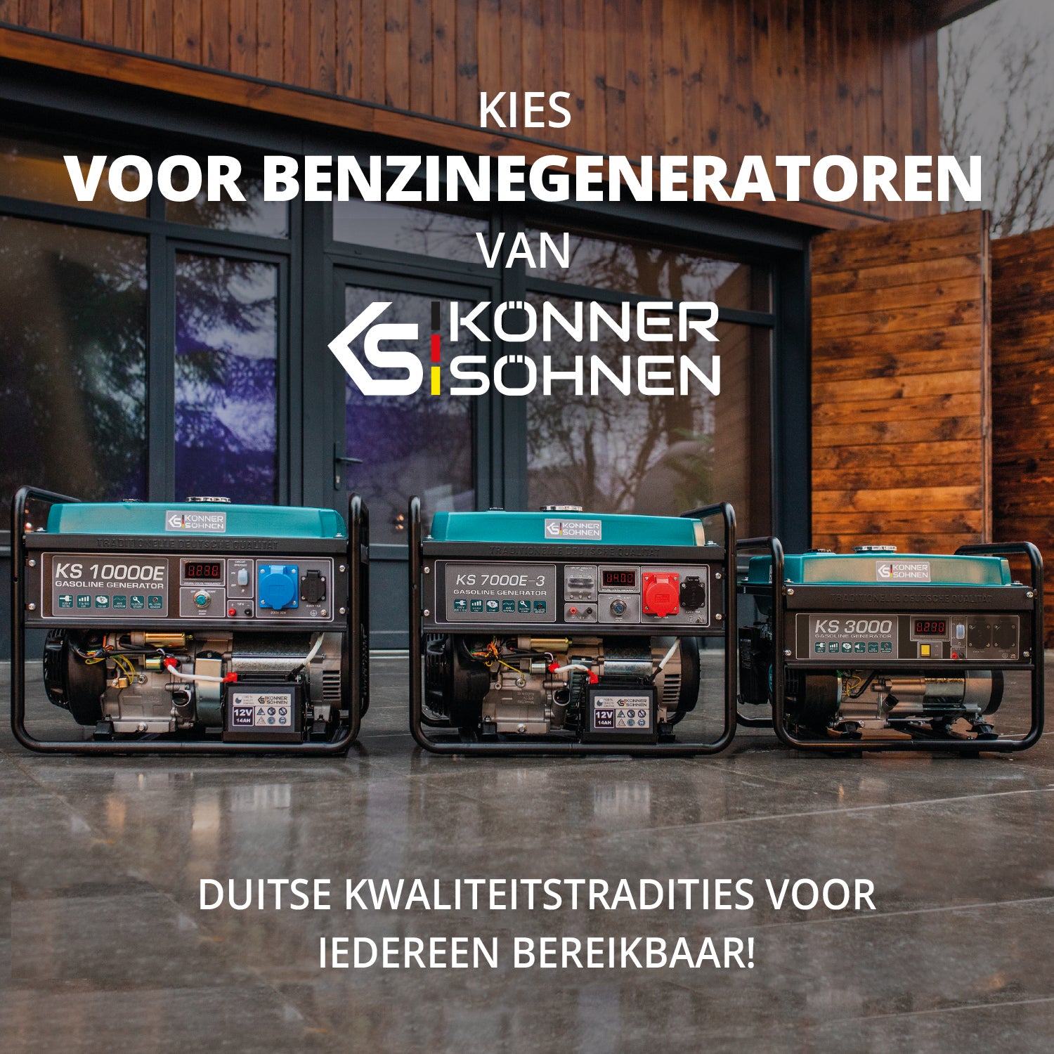Benzinegenerator "Könner & Söhnen" KS 2900