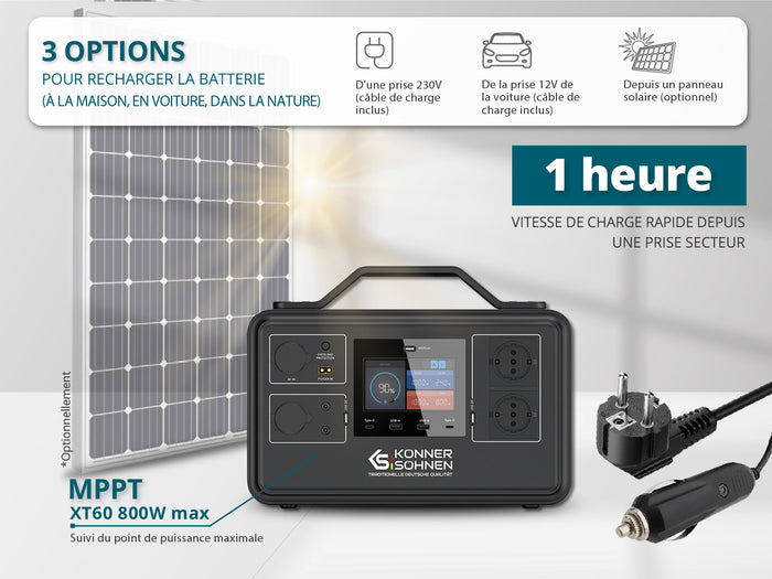 Centrale électrique portable LifePO4 KS 300PS (Reconditionné –État correct)