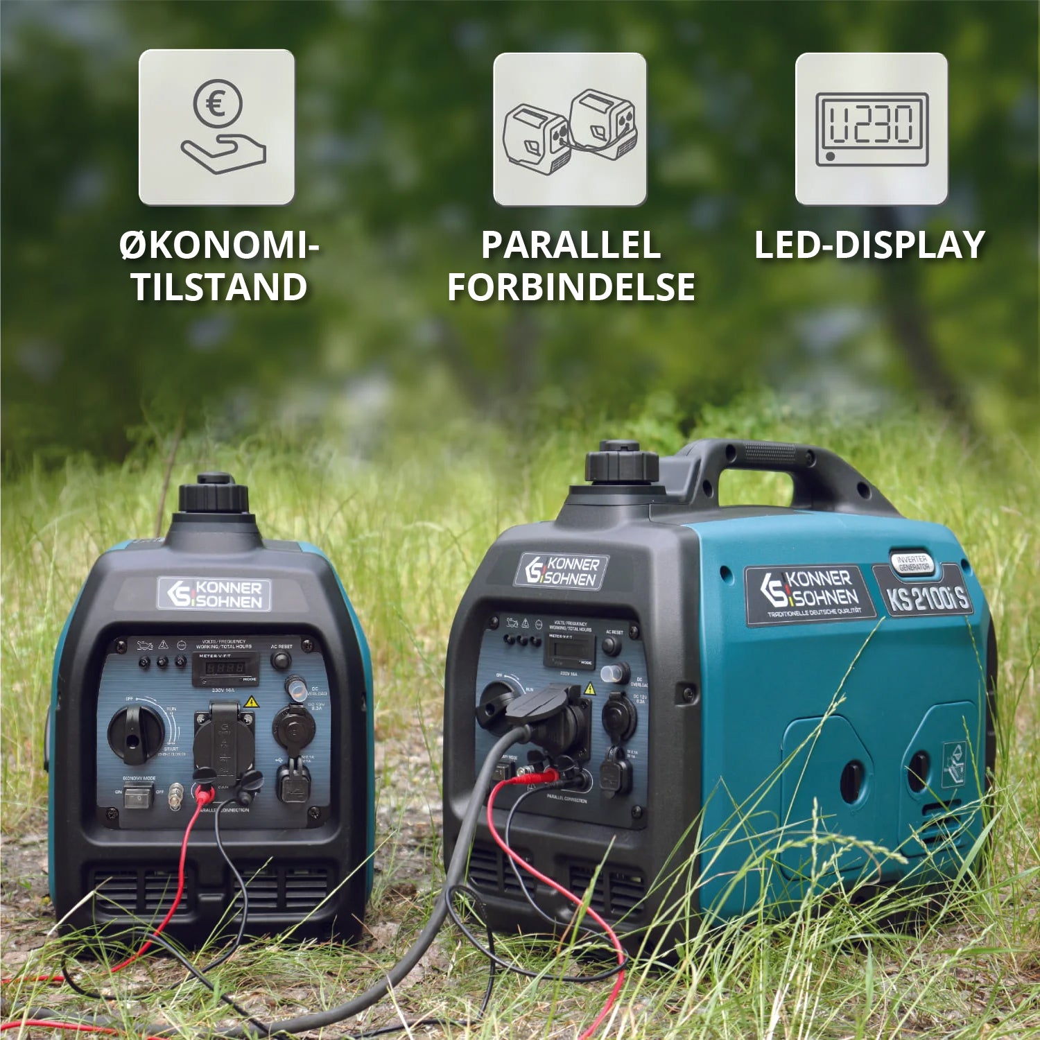 LPG/benzin inverter generator KS 3100iG S