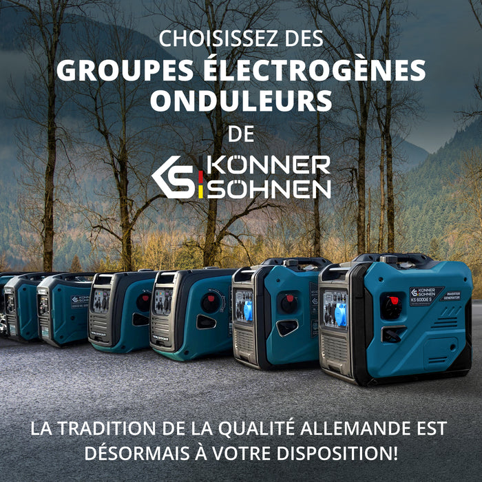 Groupe électrogène-onduleur dans la boîte anti-bruit KS 4000iE S ATS (Reconditionné – État excellent)